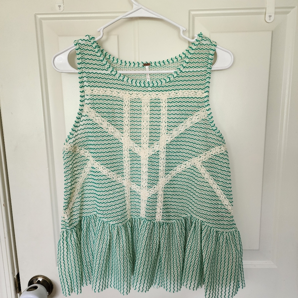 Free People knit boho top